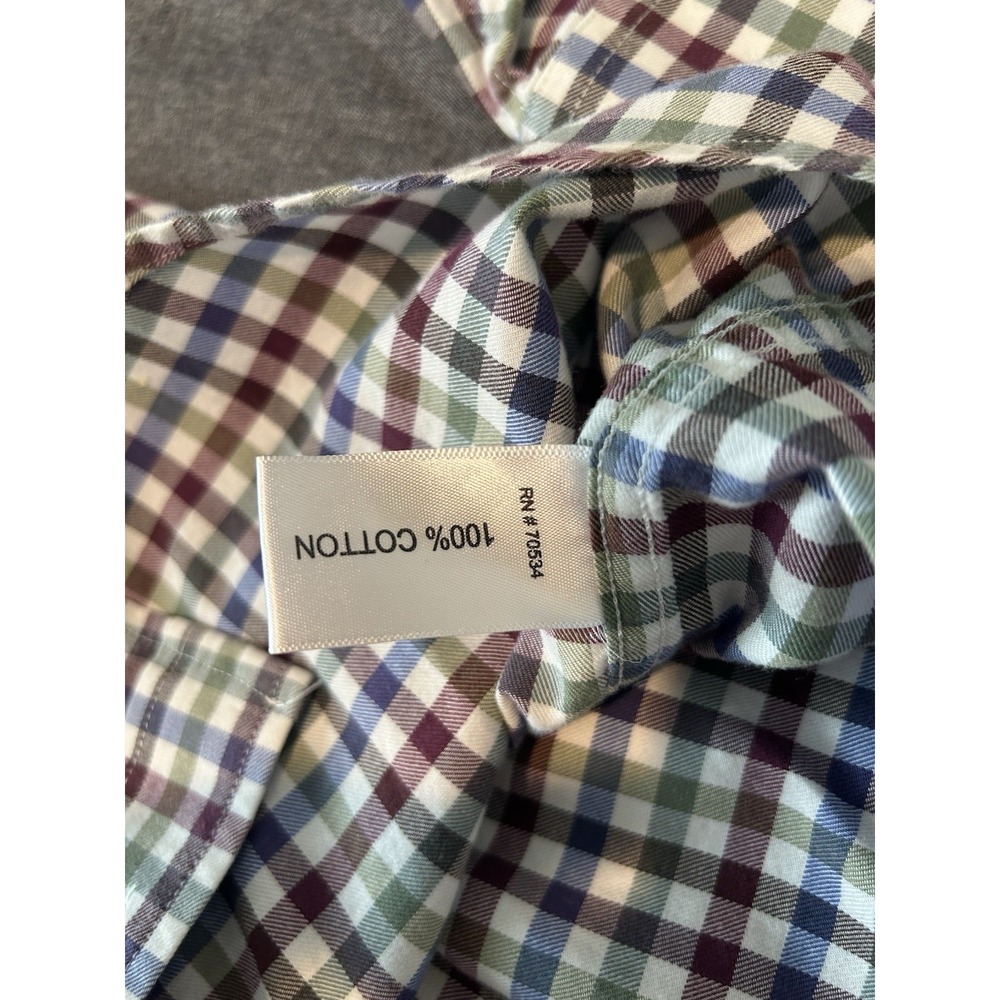 Orvis Shirt Mens XL Long Sleeve Button Down Multicolor Plaid - Picture 5 of 5